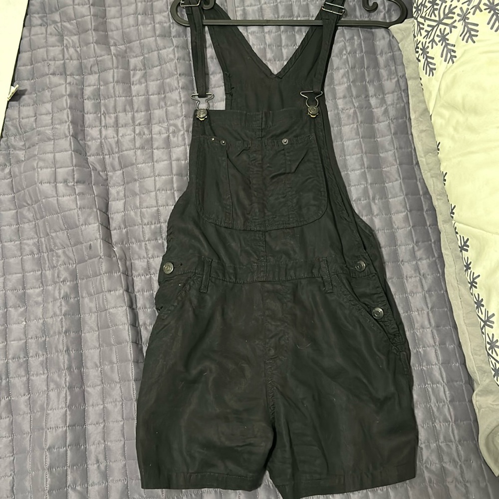 TNA black short jumpsuit